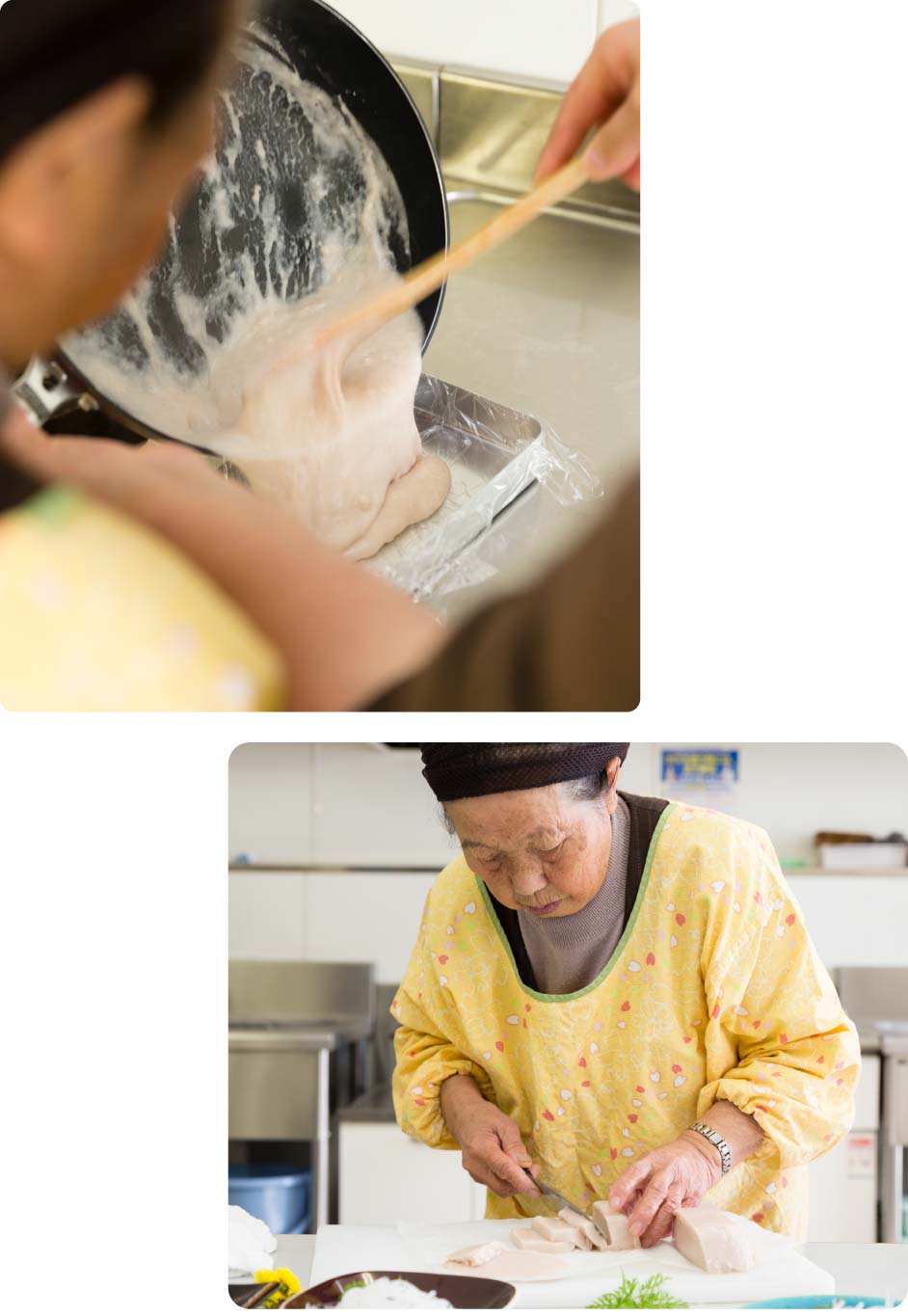 切り分けます。